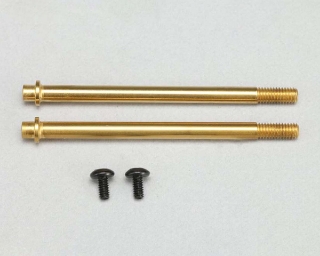 Picture of Yokomo YZ-2DTM3/CAL3 "X30" Short Rear Shock Shafts (2) (Titanium Coated)