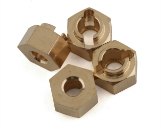 Picture of Yeah Racing Traxxas TRX-4M Brass Hex Adapters (4)