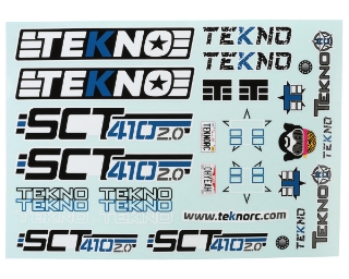 Picture of Tekno RC SCT410 2.0 Decal Sheet