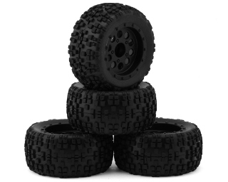 Picture of Team Associated Reflex 14MT Pre-Mounted Tires (4) (Black)