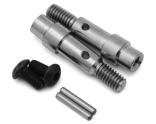 Picture of Team Associated RC10B6/RC10B7 Factory Team Titanium Hex Adapter Front Axles (2)