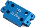 Picture of Team Associated DR10/SR10 Factory Team Aluminum Front Bulkhead (Blue) (25°)