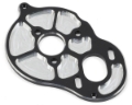 Picture of Team Associated Aluminum Factory Team "3 Gear" Motor Plate (Black)