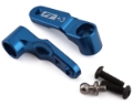 Picture of Team Associated RC10B6 Factory Team Aluminum Steering Bellcrank (Blue) (+3mm)