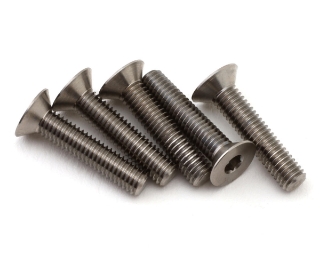 Picture of 1UP Racing Titanium Pro Duty Flat Head Screws (5) (3x14mm)