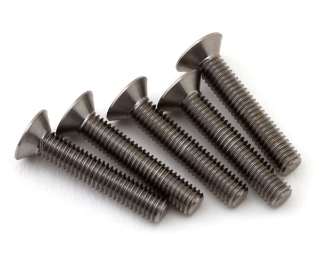 Picture of 1UP Racing Titanium Pro Duty Flat Head Screws (5) (3x16mm)