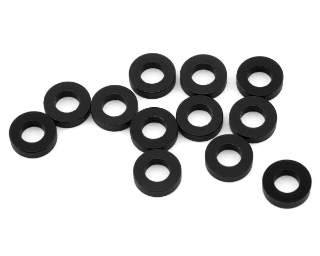 Picture of 1UP Racing 3x6mm Precision Aluminum Shims (Black) (12) (1.5mm)