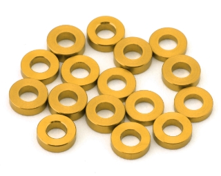 Picture of Team Brood 3x6mm 6061 Aluminum Ball Stud Washers Medium Kit (Yellow) (16)