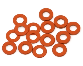 Picture of Team Brood 3x6mm 6061 Aluminum Ball Stud Washers Small Kit (Orange) (16)