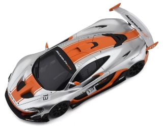 Picture of Kyosho MR-03 RS Mini-Z RWD ReadySet w/McLaren P1 GTR Body (Silver/Orange)