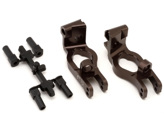 Picture of Kyosho MP9 Aluminum Front Hub Carrier Set (Gunmetal) (17.5°)