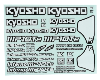 Picture of Kyosho MP10Te Decal Sheet