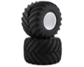 Picture of Kyosho USA-1 Pre-Mounted Monster Truck Tire & Wheel (White) (2)