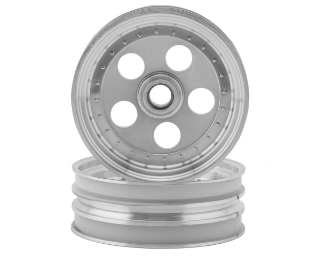 Picture of Kyosho Tomahawk Front Wheels (Satin Chrome) (2)