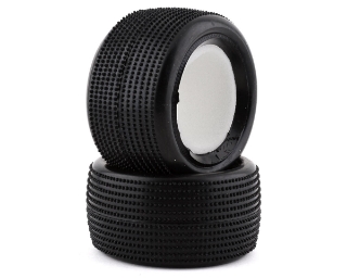 Picture of HotRace Mini Pin Turf/Carpet 1/10th Off Road Buggy Rear Tires w/Inserts (2) (Hard)