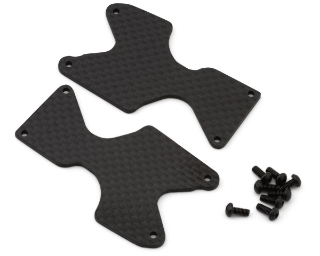 Picture of Team Associated RC8B4.1 Factory Team Carbon Fiber Rear Arms Inserts (2mm) (2)